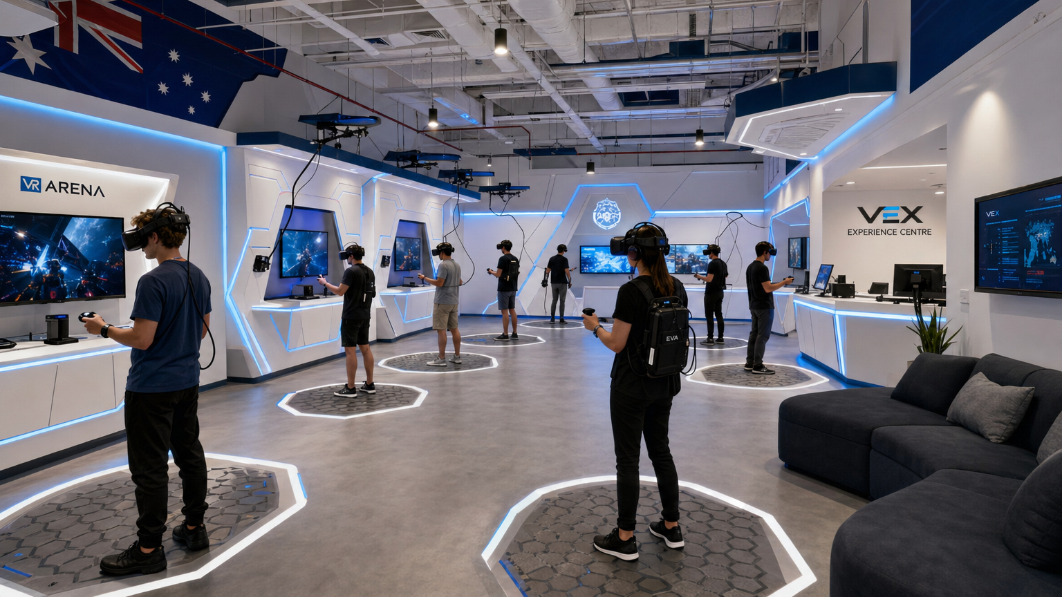 VR experience centre in Australia
